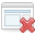 close, error, layout, web icon