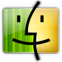 finder,gray,yellow icon