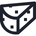 cheese, dinner, eating, food svg vector icon