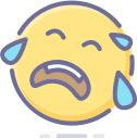 cry, sad, smiley, unhappy svg vector icon