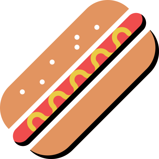 Hotdog svg vector icon