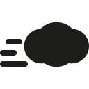 cloud, wind svg vector icon