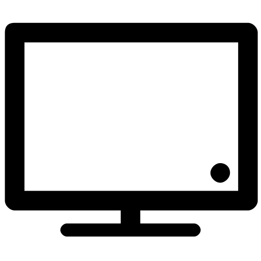 Computer svg vector icon