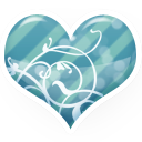 heart,blue,valentine,love icon