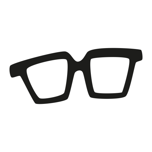 Glasses svg vector icon