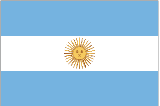 Argentina svg vector icon