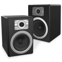 experience, speakers, twin icon