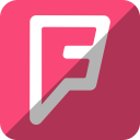 foursquare svg vector icon