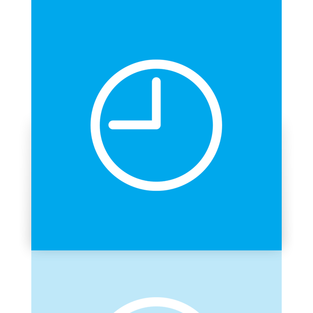 clock,mirror icon
