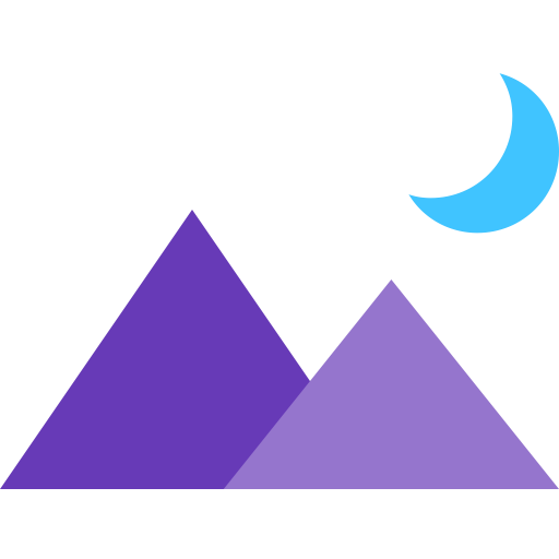 Night Landscape svg vector icon