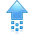 upload,arrow,up,ascend,rise,ascending,increase icon