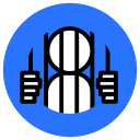 crime, jail, justice, law, police, prison, security svg vector icon