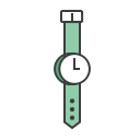 clock, journey, time, timing, travel, watch, wrist svg vector icon