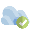 cloud,checkmark icon