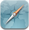 browser, compass, safari icon