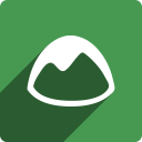 basecamp, media, shadow, social, square svg vector icon