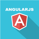 angular, front-end, javascript, long shadow, web, web technology svg vector icon