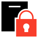 lock, privacy, safety, security svg vector icon