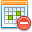 calendar,delete,date,schedule,del,remove icon
