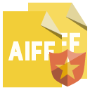 file,format,aiff,shield icon