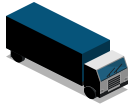 front, lorry, truck, vehicle svg vector icon