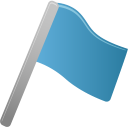 blue, flag icon