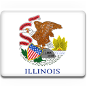 flag, illinois icon