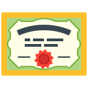 award, certificate, diploma, study svg vector icon