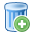 add, can, trash icon