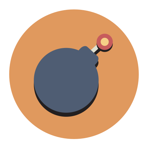 Bomb svg vector icon