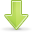 arrow, down, download icon