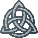 celtic, knot, trinity, triquetra svg vector icon