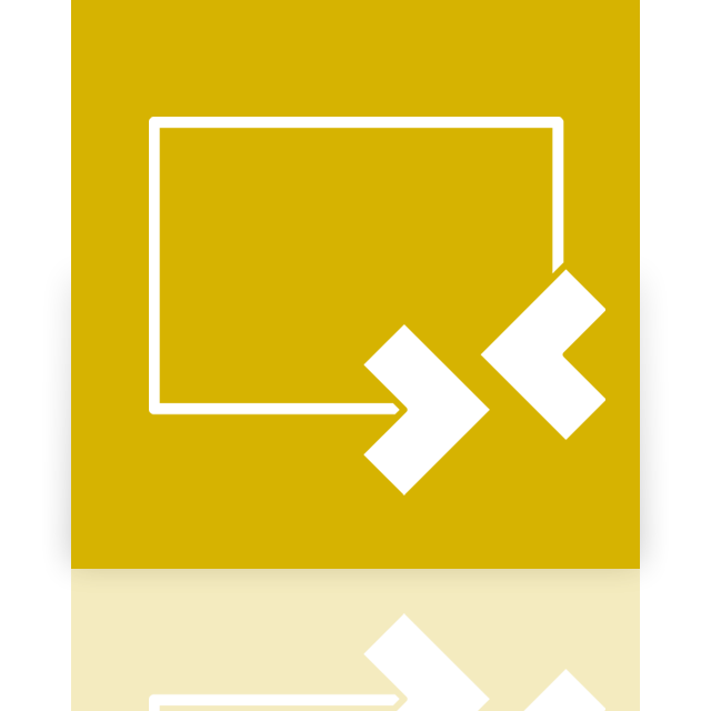desktop, mirror, remote icon