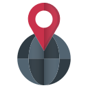 gps, location, navigation, pin, pointer svg vector icon