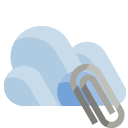 cloud,attachment icon