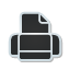 printer, sticker icon