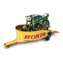 honda, motorcycle, trailer icon