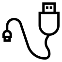 cable, computercable, data, datacable, transfer, usb, wire svg vector icon
