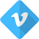 logo, movie, network, social, video, vimeo icon