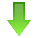 download,descending,fall,decrease,down,descend icon