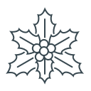 bush, christmas, decoration, holly, xmas svg vector icon