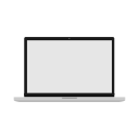 computer, display, laptop, macbook, screen svg vector icon