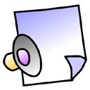 sound,file,paper,document,voice icon