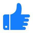thumb, up svg vector icon