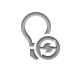 lightbulb,refresh icon
