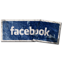 facebook, grunge, label, social media, tags icon