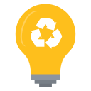 bulb, eco, energy, light svg vector icon