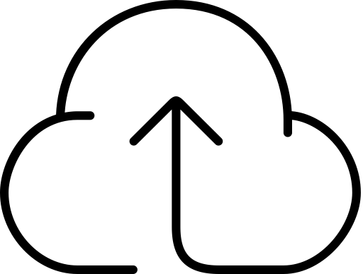 Upload svg vector icon