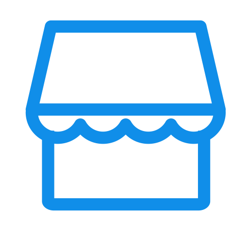 Shop svg vector icon