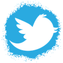 colour, media, set, social, spray, twitter icon